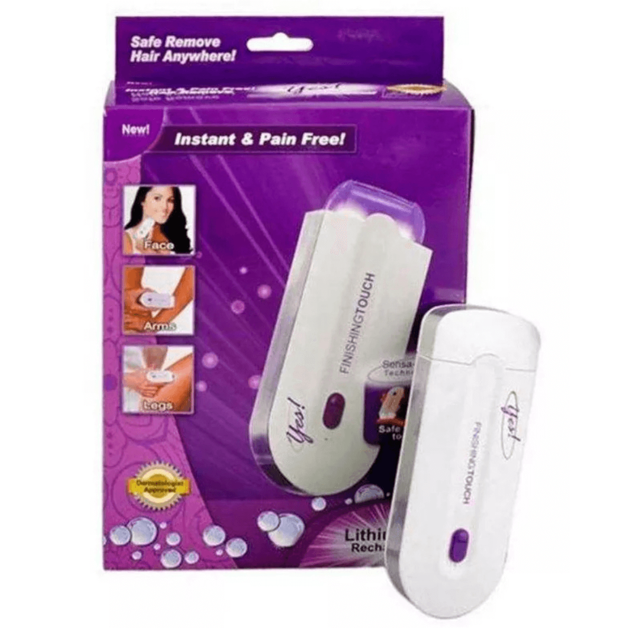 Depila rápido sin dolor ni enrojecimiento