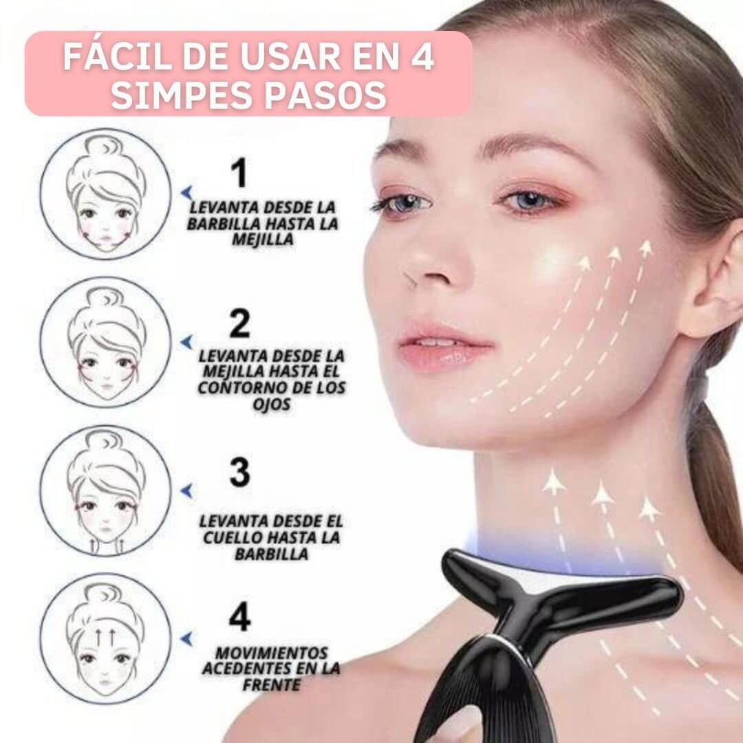 Recupera la firmeza y luminosidad de tu piel con solo 10 minutos al día, desde la comodidad de tu hogar