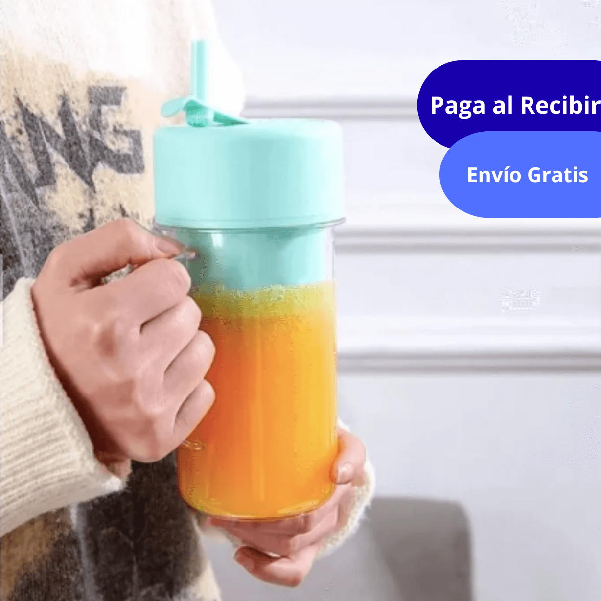 Licuados en segundos, sin enchufes.