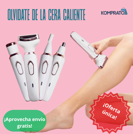 Depiladora 4 En 1 Recargable