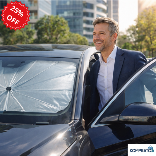 ThermoGuard Auto - Di adiós al auto hirviendo y protege tu interior del sol