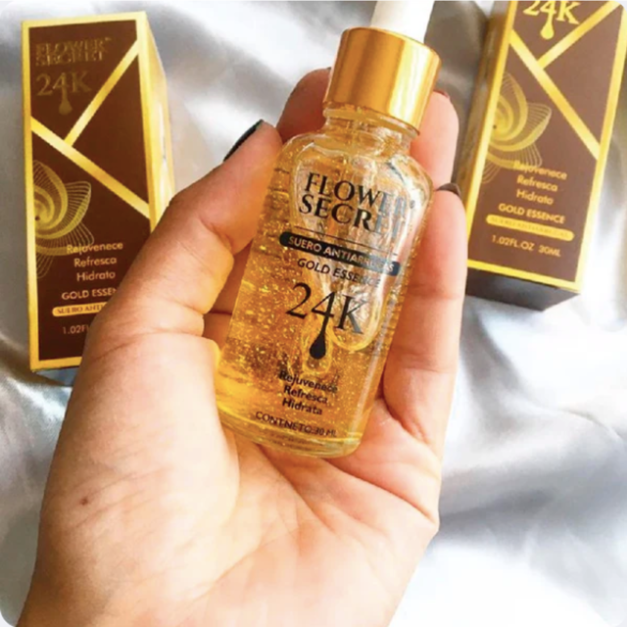 Sérum Antienvejecimiento 24k - Revitaliza tu piel - Aspecto más joven en pocos días