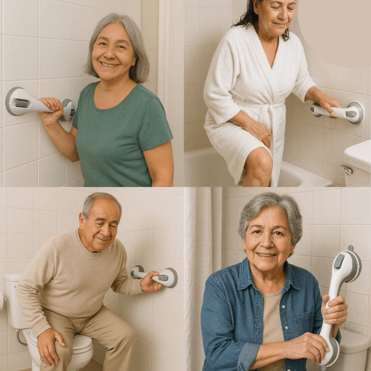 GripSure™ – Se instala en segundos y te da estabilidad