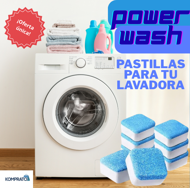 Ropa siempre fresca y una lavadora que dura más, con solo una pastilla al mes