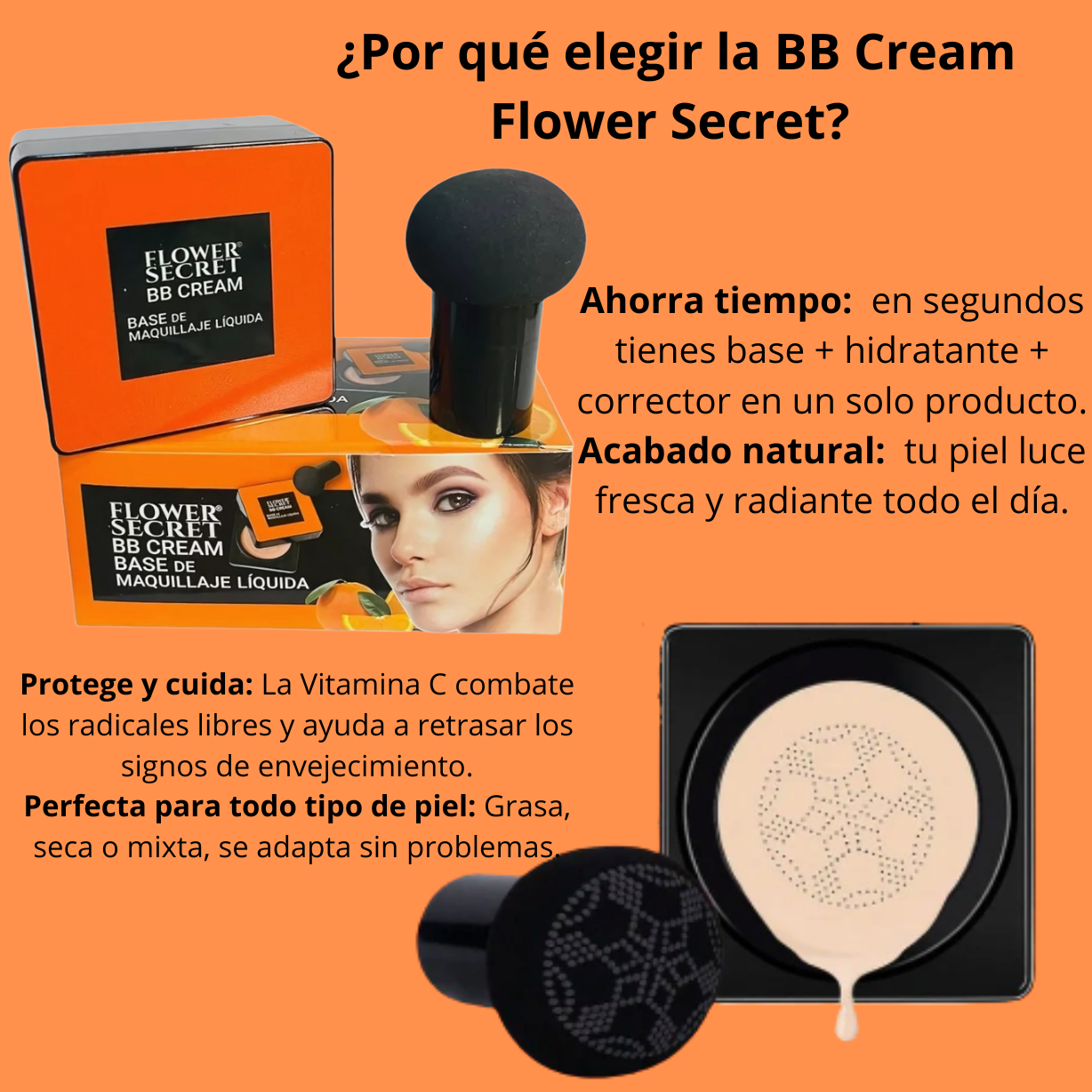 BB Cream Flower Secret Vitamina C