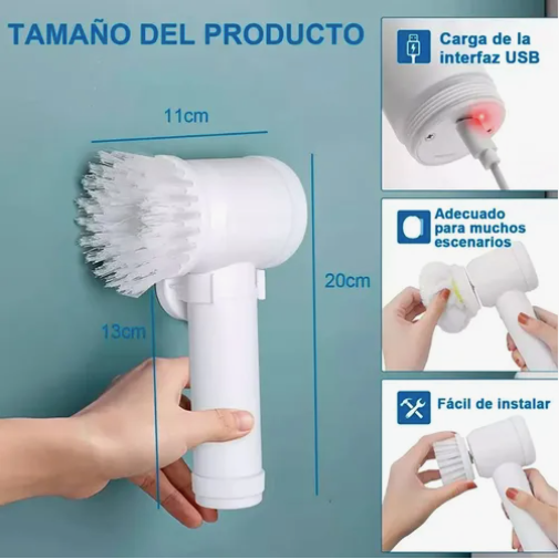 Cepillo de Limpieza Profesional Eléctrico
