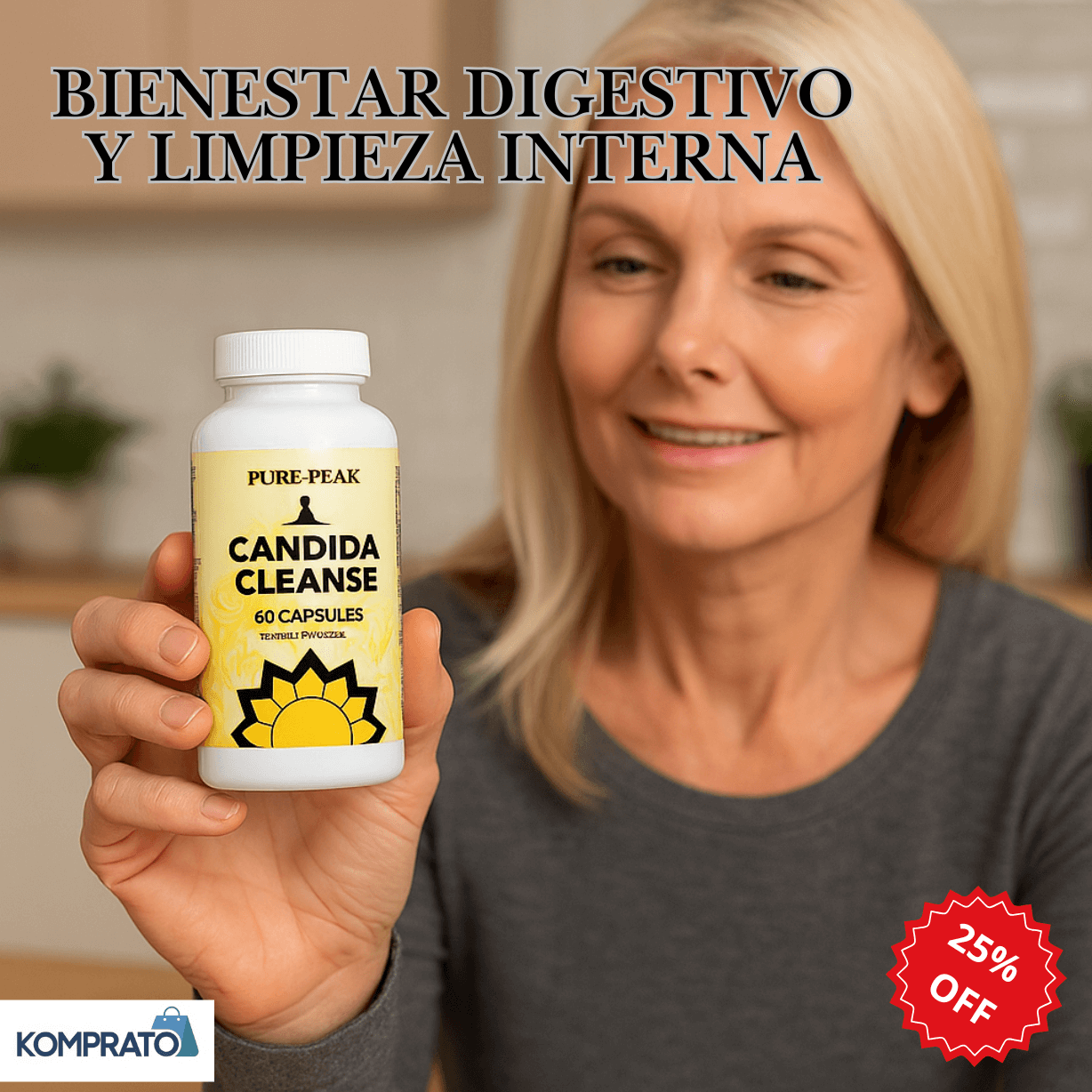 Cápsulas Digestivas – Elimina el exceso de cándida – Siente ligereza y energía desde adentro